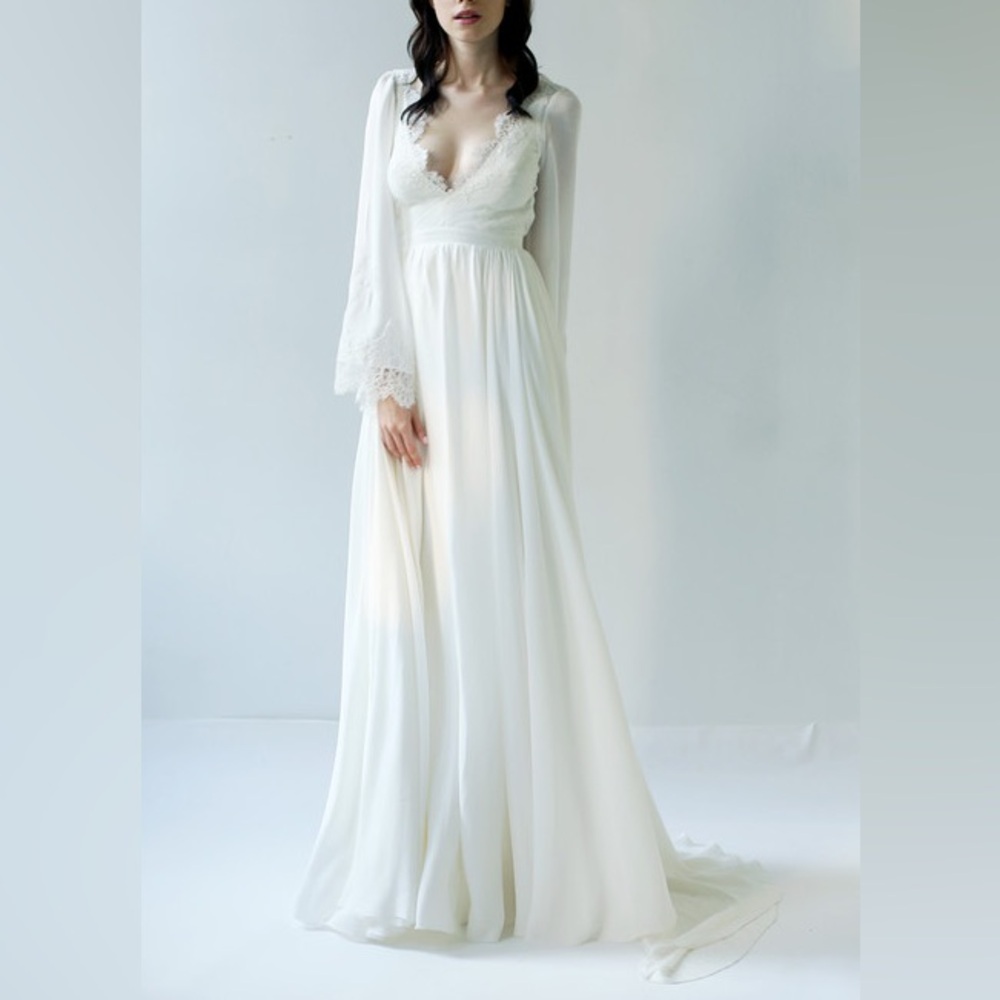 Leanne Marshall Remy Wedding Lace Long Sleeves Gown Dress
